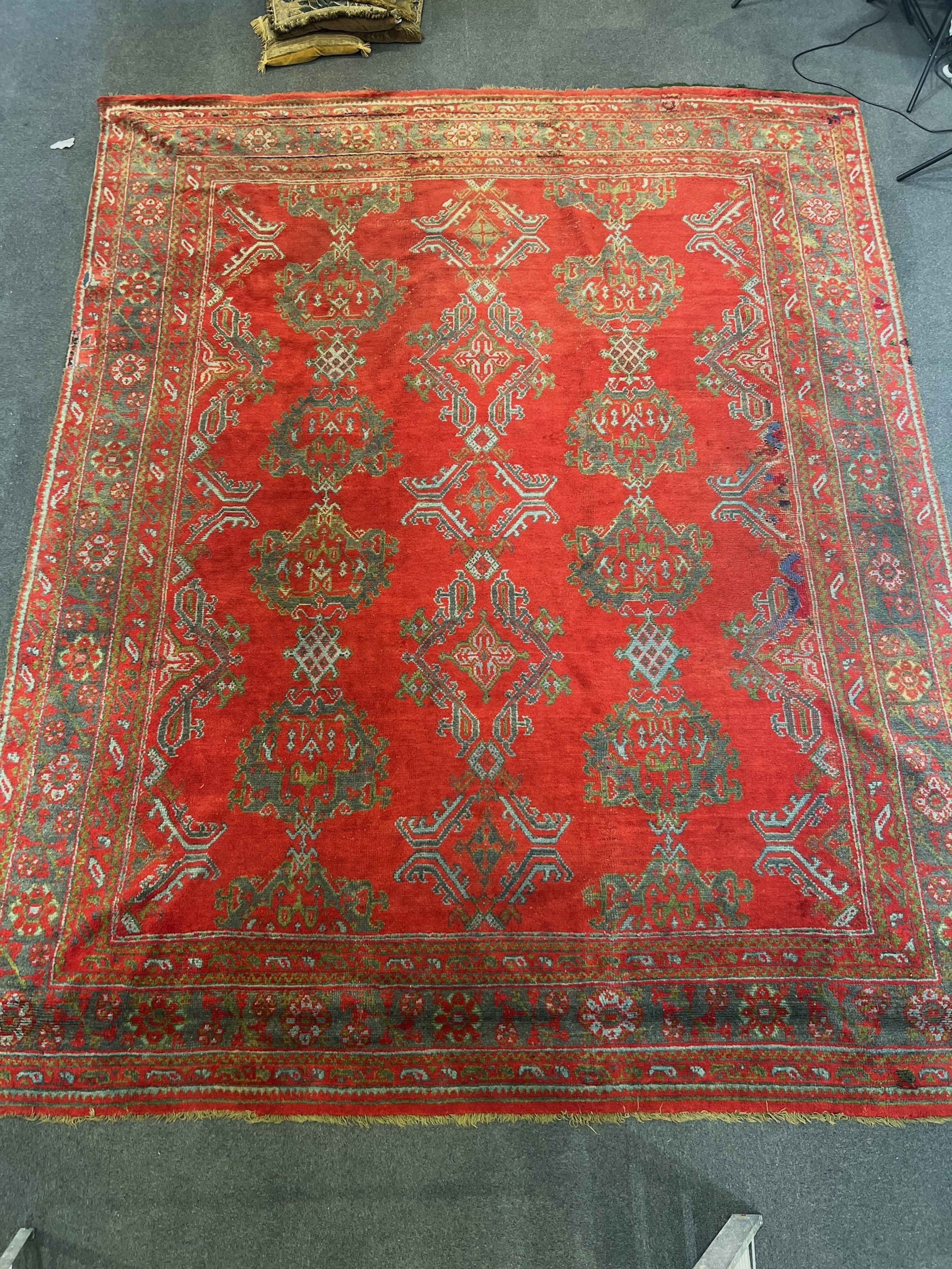 A large Turkish carpet